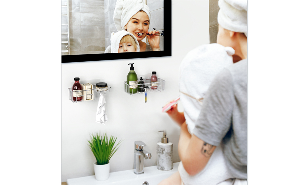 shower caddy with basket