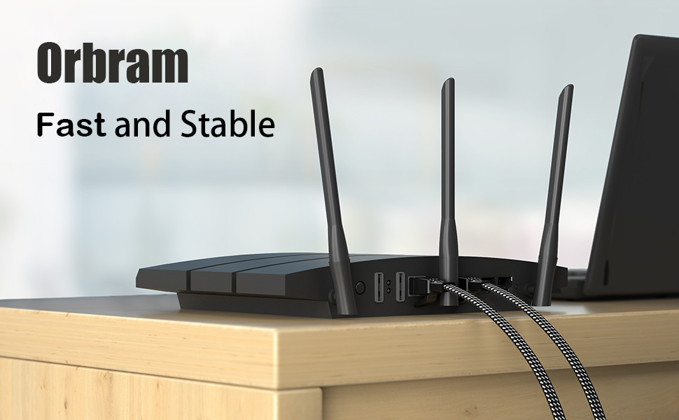 Câble Ethernet Orbram Cat 8