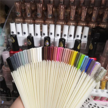 False Nail Sticks Polish Board Nail Polish Practice Display Art Tips with Metal Split Ring