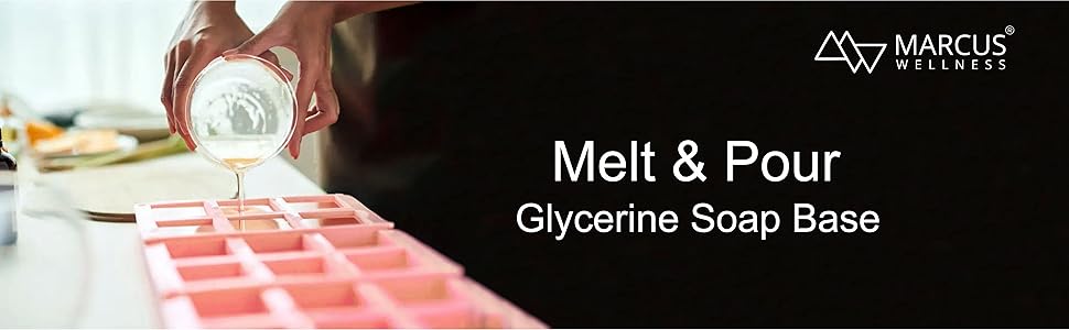 Melt & Pour Glycerine Soap Base by Marcus Wellness