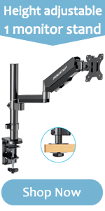 height adjustable monitor mount