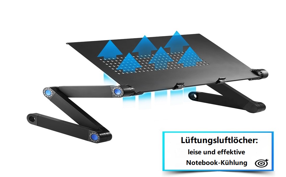UKiss Laptop Stand, Ergonomic Notebook Holder, Laptop Table, Breakfast