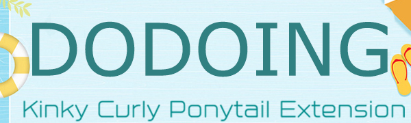 Kinky Curly Wrap Around Yaki Pferdeschwanz-Verlängerung, lang, gewellt, Kunsthaar, Clip in Pferdeschwanz