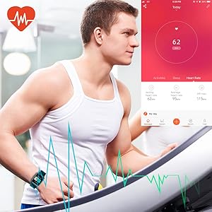 YONMIG Reloj Inteligente Mujer y Hombre, Smartwatch Impermeable ...