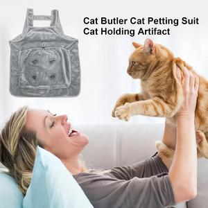 Oldmoom Warm Cat Carrier Apron with Holes, Dog Pouch Apron, Plush Pet Carry Hands-Free Kitten Bag, Hands- Free Shoulder Comfort Towel Bag for Small 21 FC0586600-sn (3).jpg
