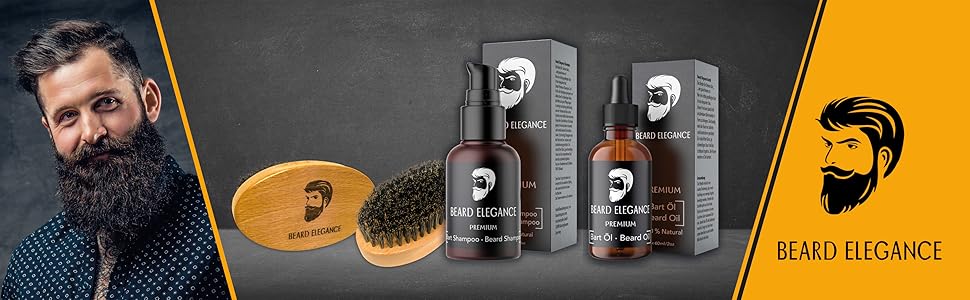 Bartpflege Bartbürste Bartöl Bart