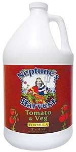 fertilizer plant food natural organic fish seaweed safe tomato vegetable fruit lawn rose