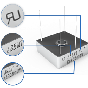 Amazon.co.jp: ASEMI KBPC5010W Single Phase Bridge Rectifier Diode Metal