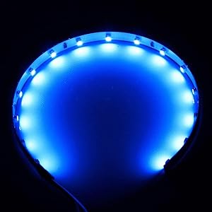 Ultra Blue 15-SMD High Power LED Demon Eye Halo Ring Kit