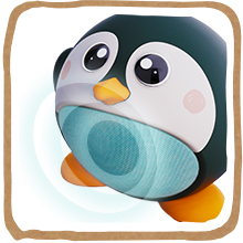planet buddies, wireless speaker, speaker, bluetooth, eco, penguin, environment
