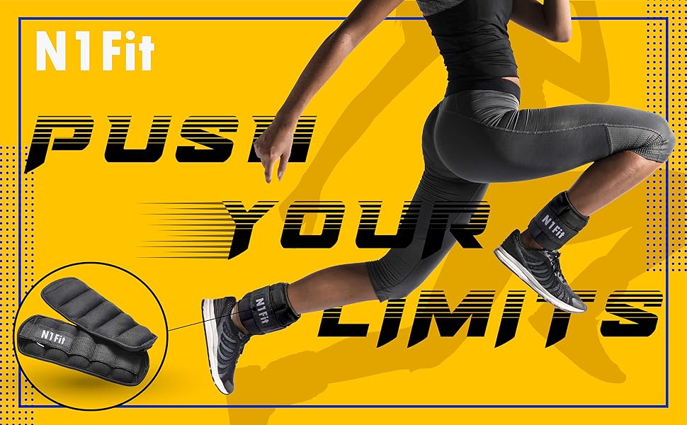 Ankle Weights Adjustable 110 lbs Wrist Weight Straps for