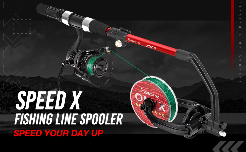 Piscifun Speed X Fishing Line Spooler Machine with Unwinding Function