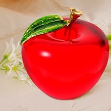 Amazon.com: Homoyoyo Luxurious Red Crystal Apple Adornment