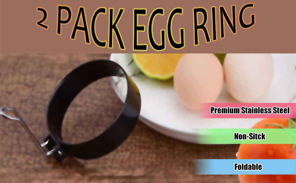 Egg Ring Set For Shaping Eggs, Egg Cooker Rings For Cooking