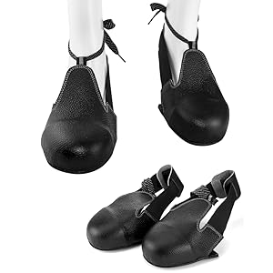 QWORK Steel Toe Cap Safety Overshoes Workplace Anti-smash
