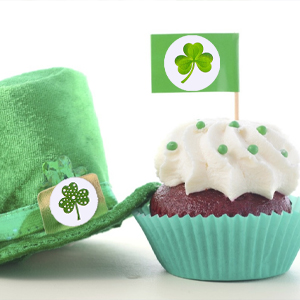 leprechaun stickers roll