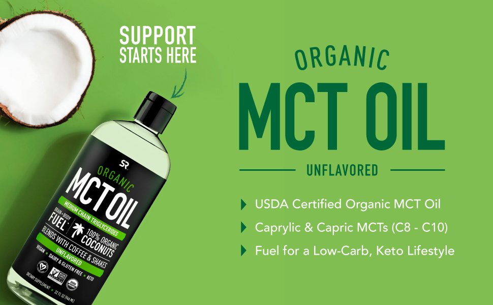 Sports Research Organic MCT Oil