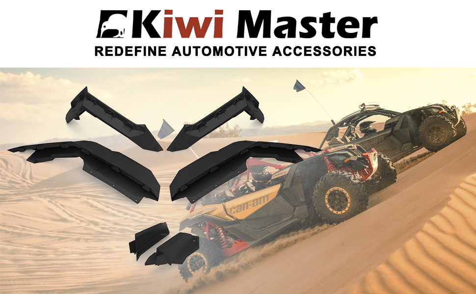 Fender Flares Compatible for 2017-2020 Can Am Maverick X3