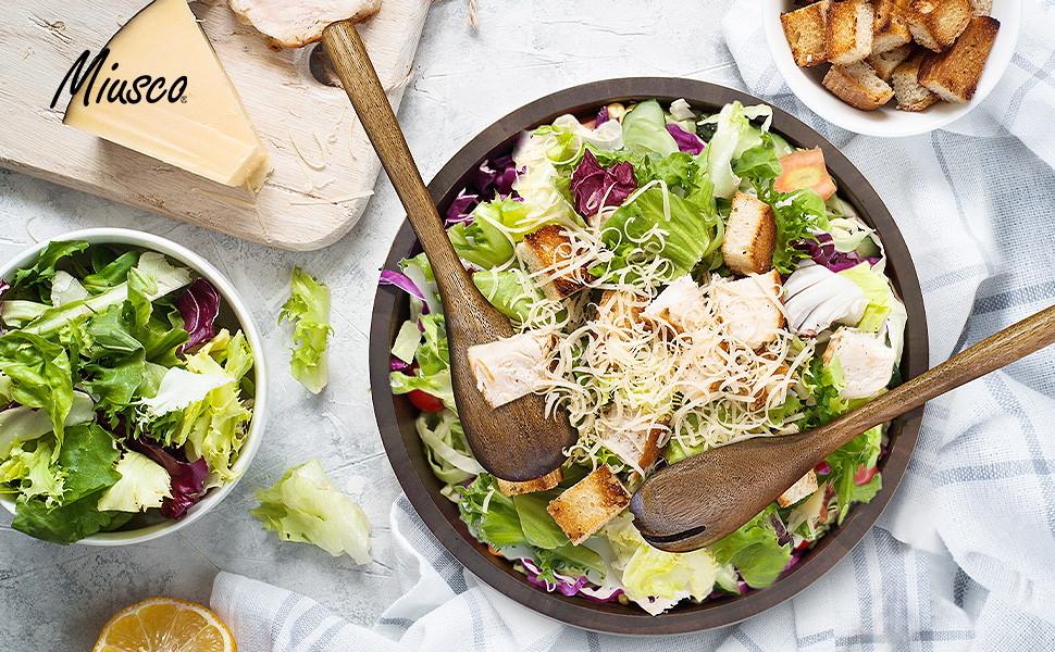 wooden salad bowl