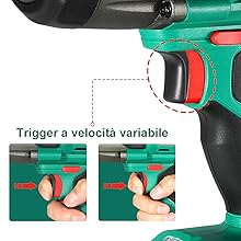Avvitatore Ad Impulsi 18V, HYCHIKA 350Nm Avvitatori A Massa Battente 3000 IPM, 4.0Ah Batteria 18V, 3x Chiavi A Bussola Per 17/19/21mm, Caricatore Rapido, Mandrino 13mm (1/2), Con Valigetta Rigida 13 Avvitatore ad Impulsi