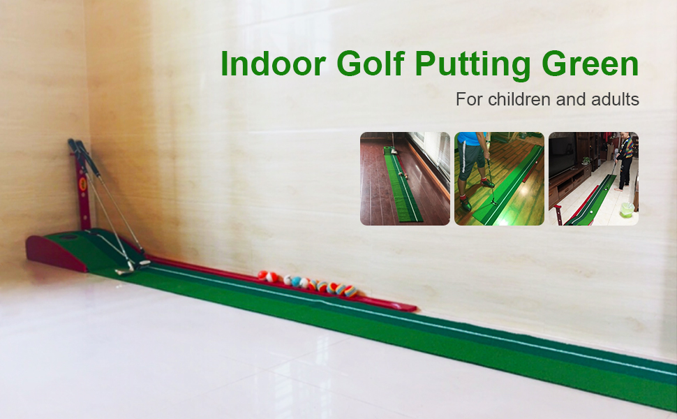 indoor golf putting green