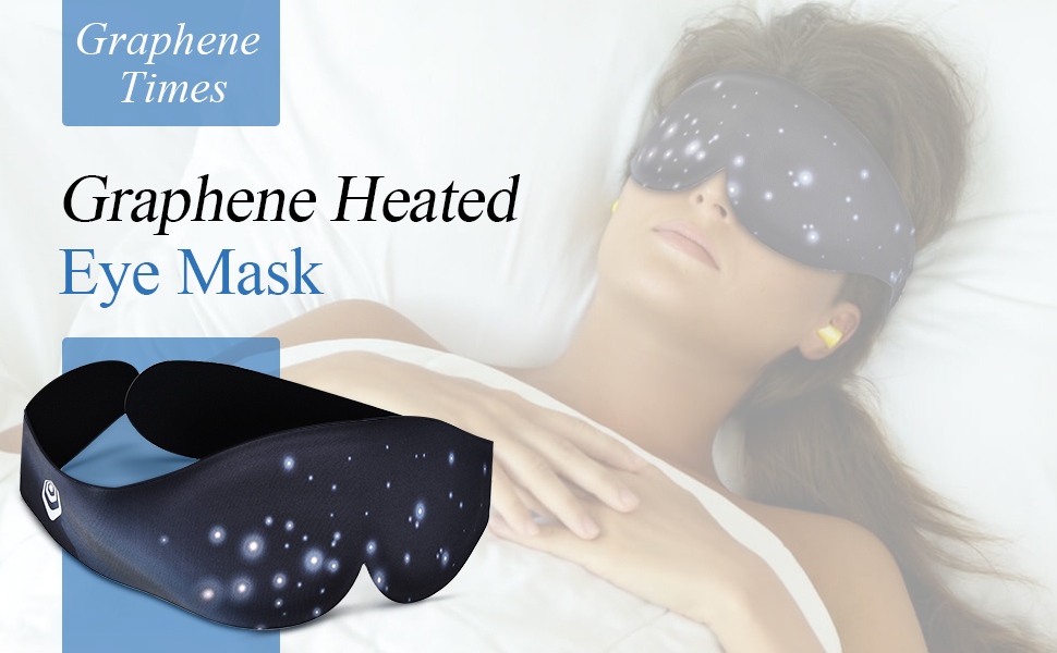 Heated Eye Mask Eye Mask with 3 Heat Settings, Eye Heating Pad for