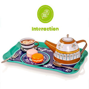interactive tea set