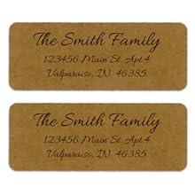 Amazon.com : Personalized Return Address Labels - Simple ...