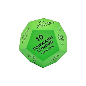 Green Exercise Dice - Beginner