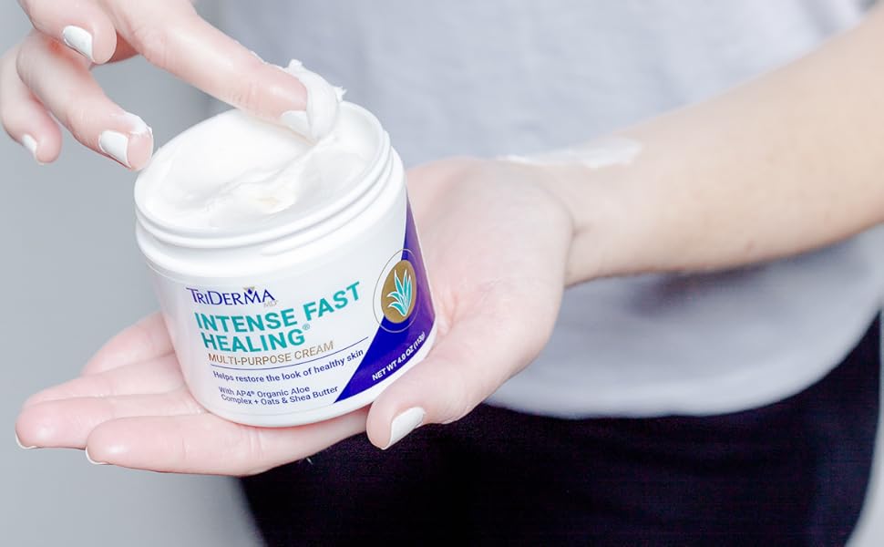 triderma tri derma intense fast heal cream sooth wound scratch post surgery scrape moisturize