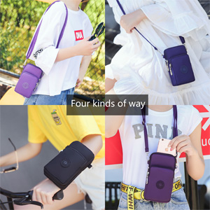 WITERY Crossbody Phone Bag Card Wallet Purse Handbags Shoulder Bag Sport Waterproof Multifunctional Phone Pouch Bag for Women Girls 10 1