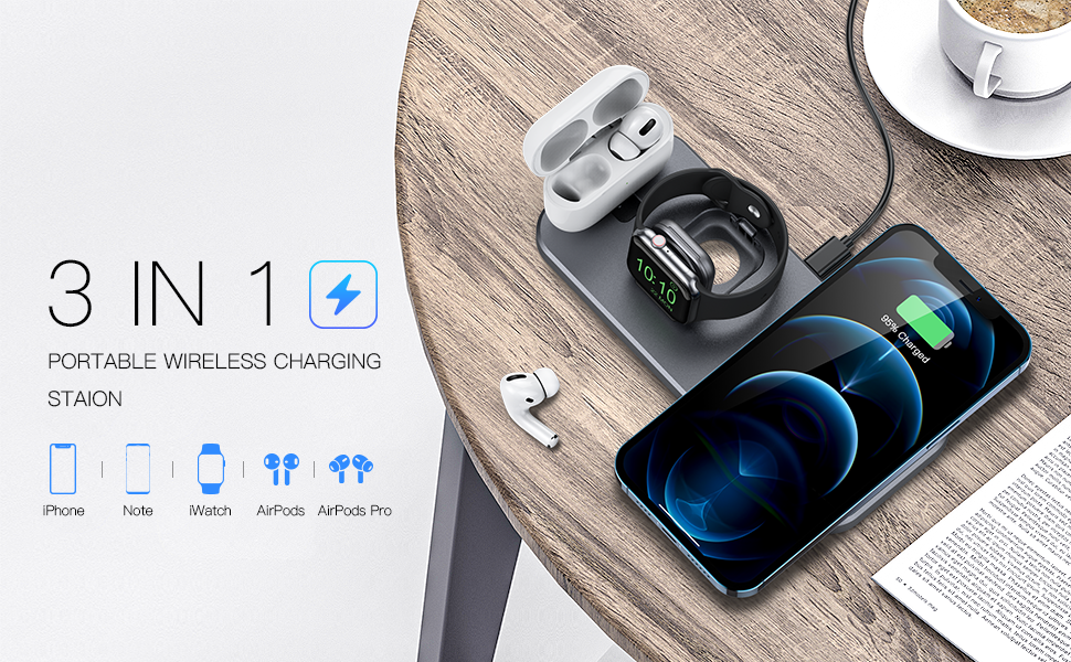 wireless charger iphone 8 wireless charger iphone xr wireless charger pad 3 in 1 