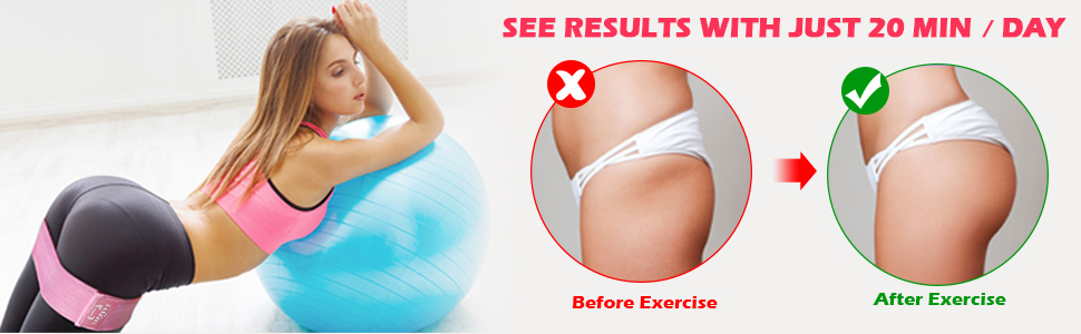 Bandas de resistencia para glúteos