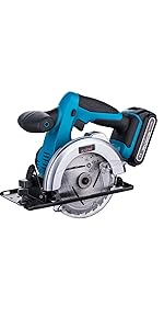 KATSU Tools Cordless Reciprocating Saw 21V, Battery Powered Mini Pruning Reciprocating Saw, 4pcs Blades And 1x 1.2Ah Battery Included For Metal Wood PVC Pipe Tree Pruning Cutting 102757