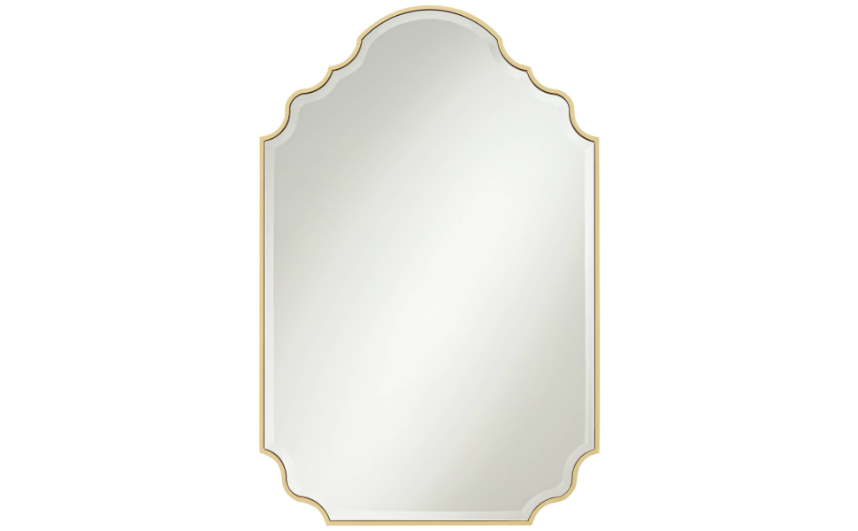 Noble Park Ravenna Arch Top Rectangular Vanity Decorative Accent Wall Mirror Modern