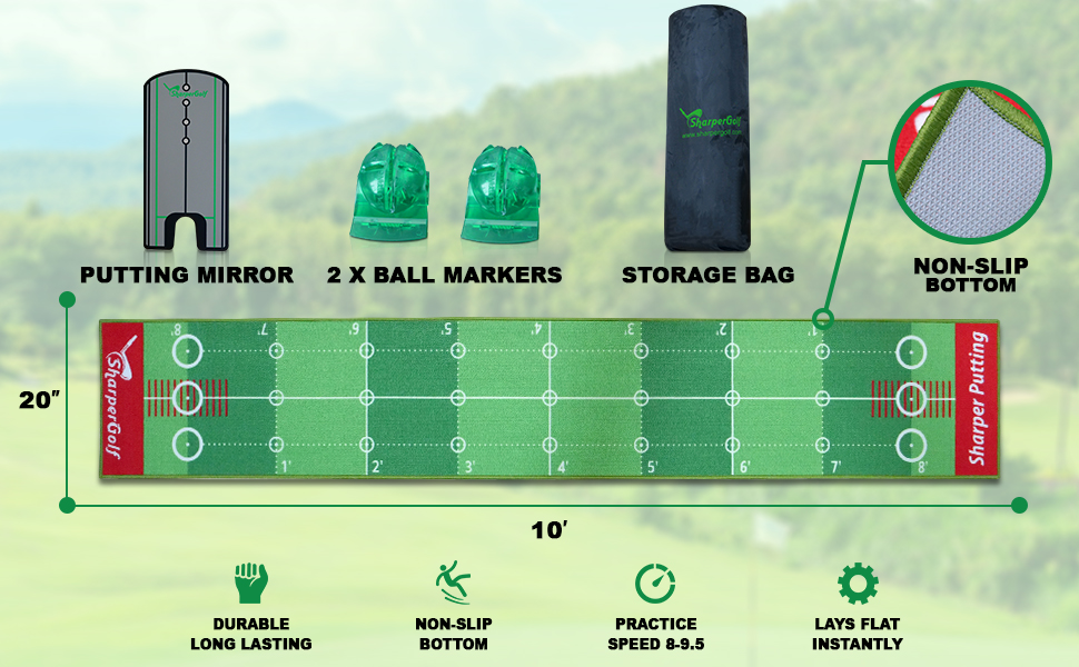 portable putting green, putting green indoor mat, indoor putting mat,putting mat golf,