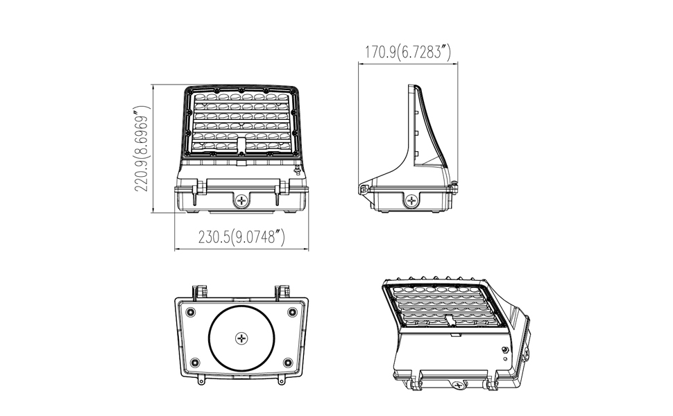 wall pack 60w outdoor