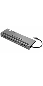 siig usbc docking station single dual triple monitor mst hub power delivery charging dp hdmi