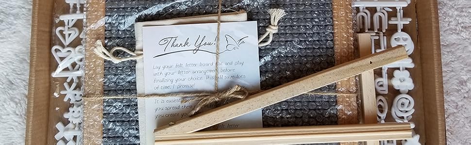 felt letter board gift