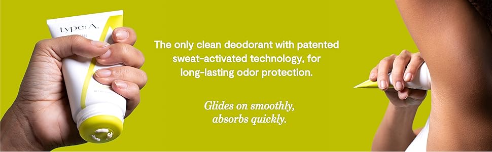type a deodorant typea natural deodorant nontoxic aluminum free sweat activated technology