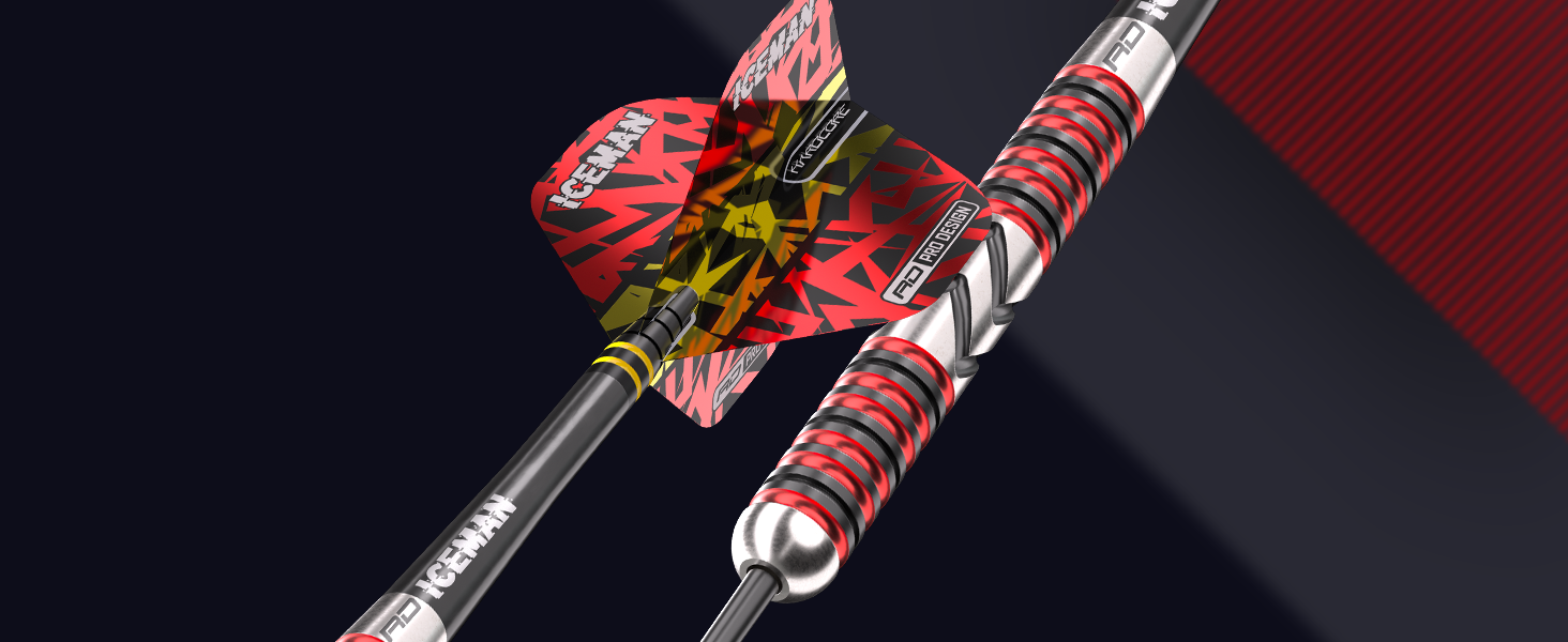 RED DRAGON Gerwyn Price Iceman Firebird 18 Gram Softip