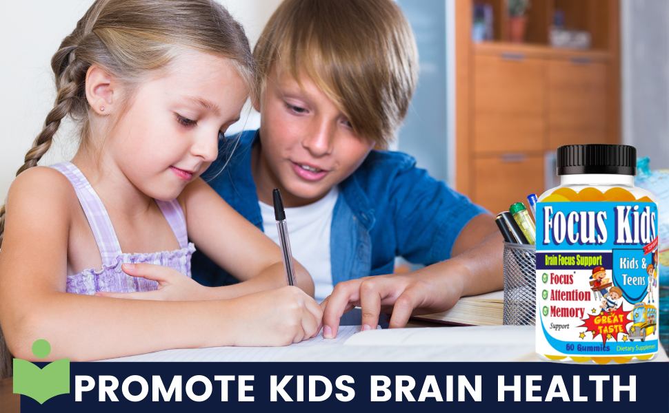 Amazon.com: Focus Kids Focus Memory & Concentration Brain Gummies for - Best Gummies For Focus And Concentration