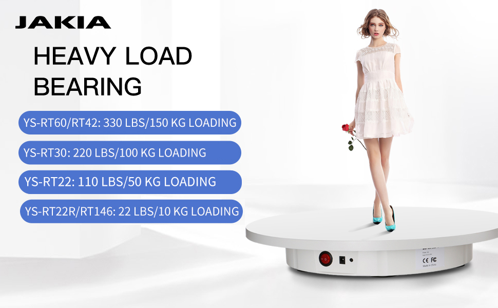 JAKIA Photography Turntable Display Rotating Display Stand