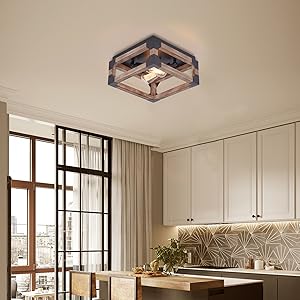 farmhouse flush mount ceiling light
