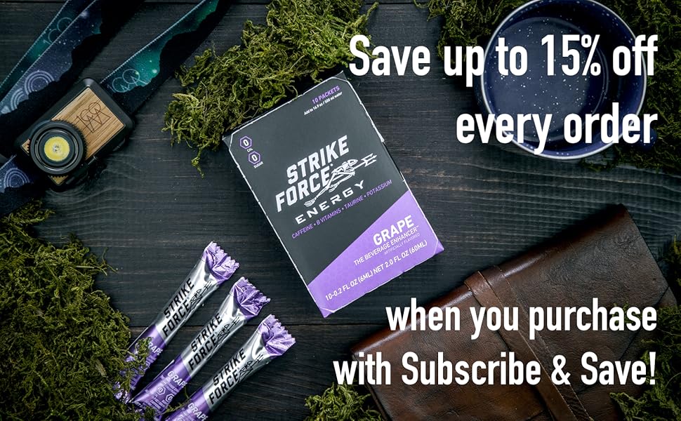 Amazon.com : Strike Force Energy Drink Mix - Healthy Water Enhancer