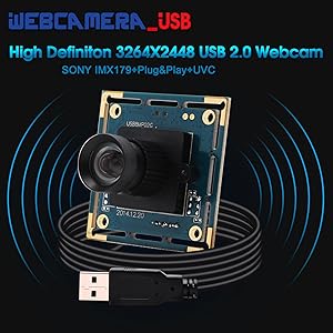早い者勝ち❣️800万画素 USB カメラモジュール 2448P Webカメラ Amazon.co.jp: ELP 光学ズーム Webカメラ 800万画素 10倍ズーム