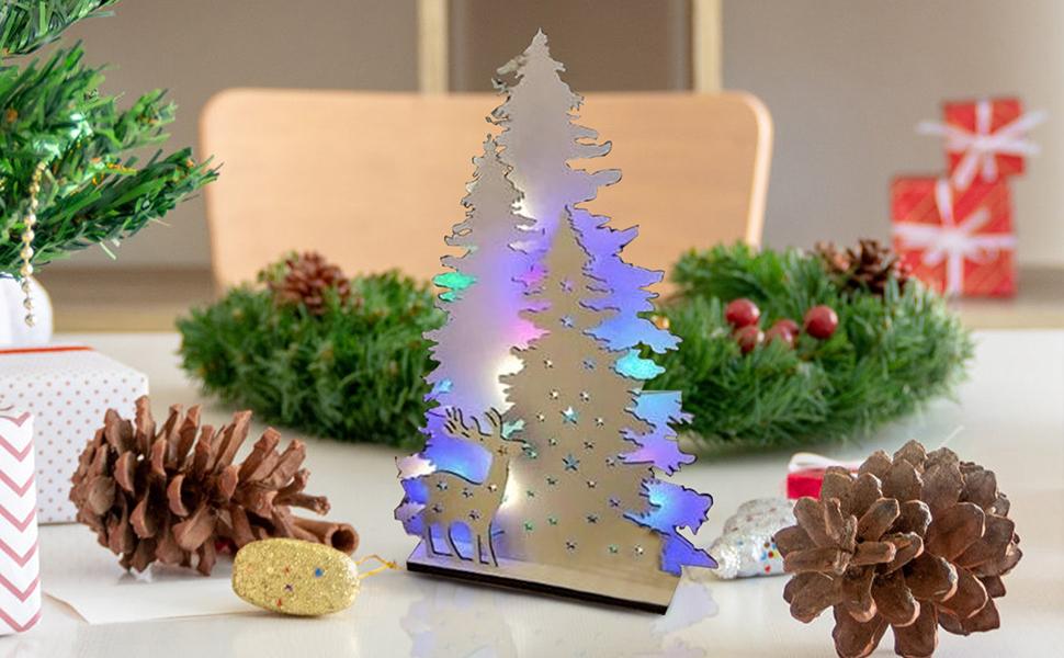 未開封★ テーブルセンターピース飾りホームデコレーション クリスマスツリー 楽天市場】パーティーセンターピース 卓上グリッタークリスマスツリー