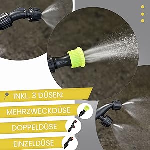Juskys Pressure Sprayer Dsf16l 16 Litre With Hose Shoulder Strap Pump Lever Plastic Pressure Sprayer Amazon De Garten