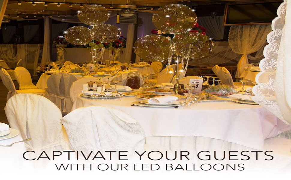 led bobo balloons light up bubble clear balloon