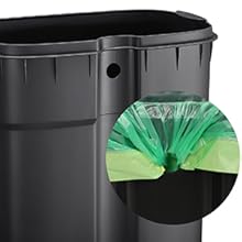 Songmics Cestino Della Spazzatura Della Cucina, Pattumiera A Pedale Di 30 Litri, Con Cestino Interno In Plastica, Coperchio A Cerniera, Chiusura Lenta, A Prova Di Odore E Igienico, Bianco 15 4